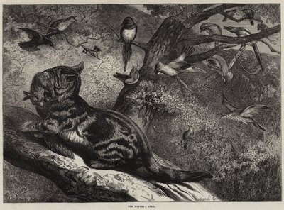 月、4月 作： George Bouverie Goddard